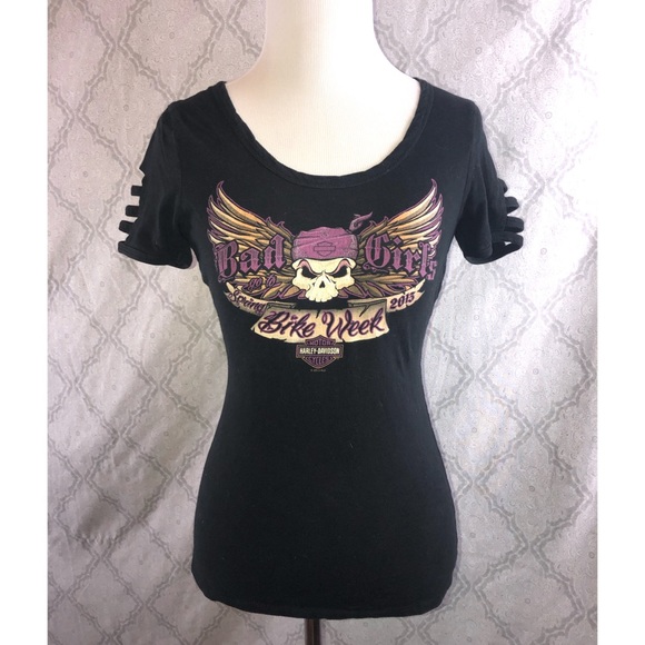 Harley-Davidson Tops - Vintage Harley Davidson Bad Girls T